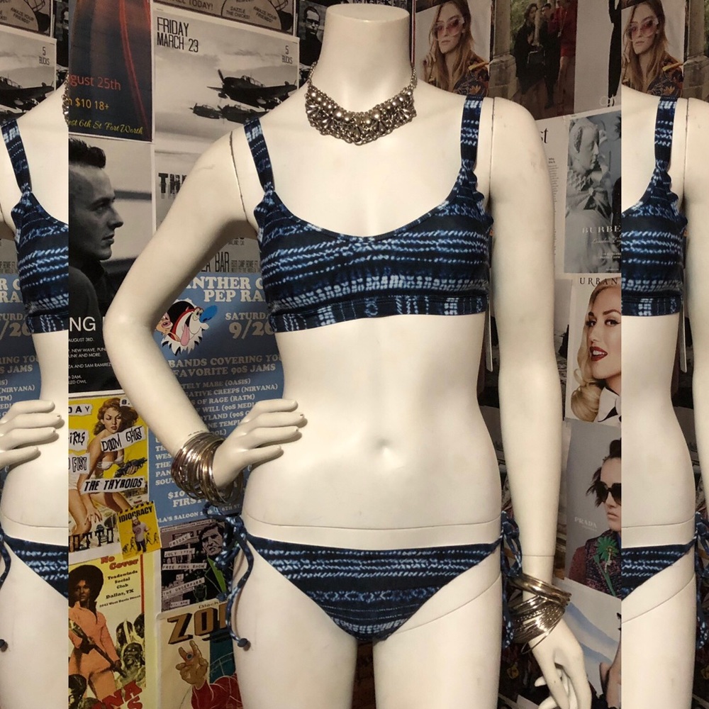 L’Space Blue/White Bikini - Sz S